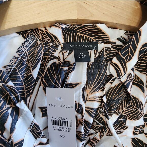 Ann Taylor safari boho pullover blouse - Picture 10 of 14